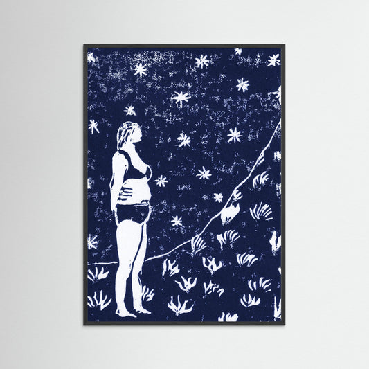 In haar eigen tijd ~ donkerblauw