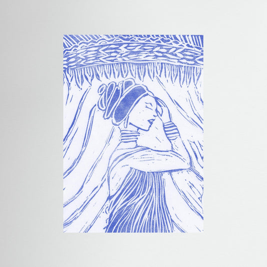 In haar stilte ~blauw