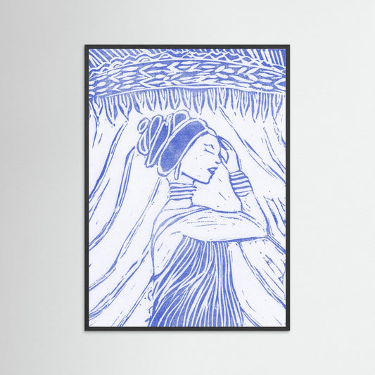 In haar stilte ~blauw